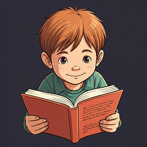 Young child reading